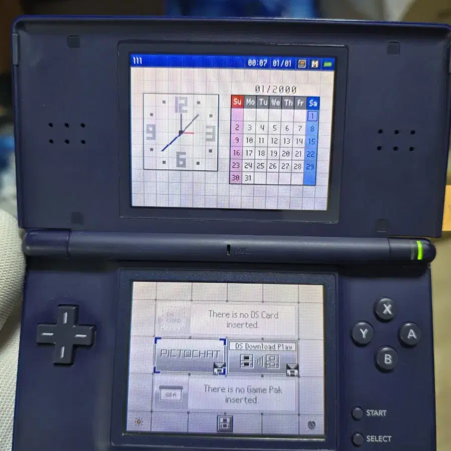 B+~A-급 닌텐도 DS Lite DSL 네이비