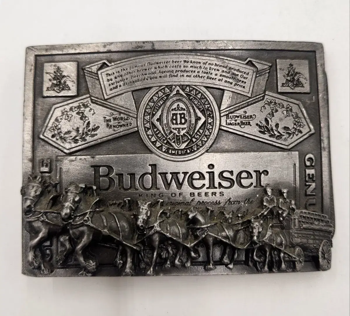 미국 버드와이저 Budweiser 주석 바클.