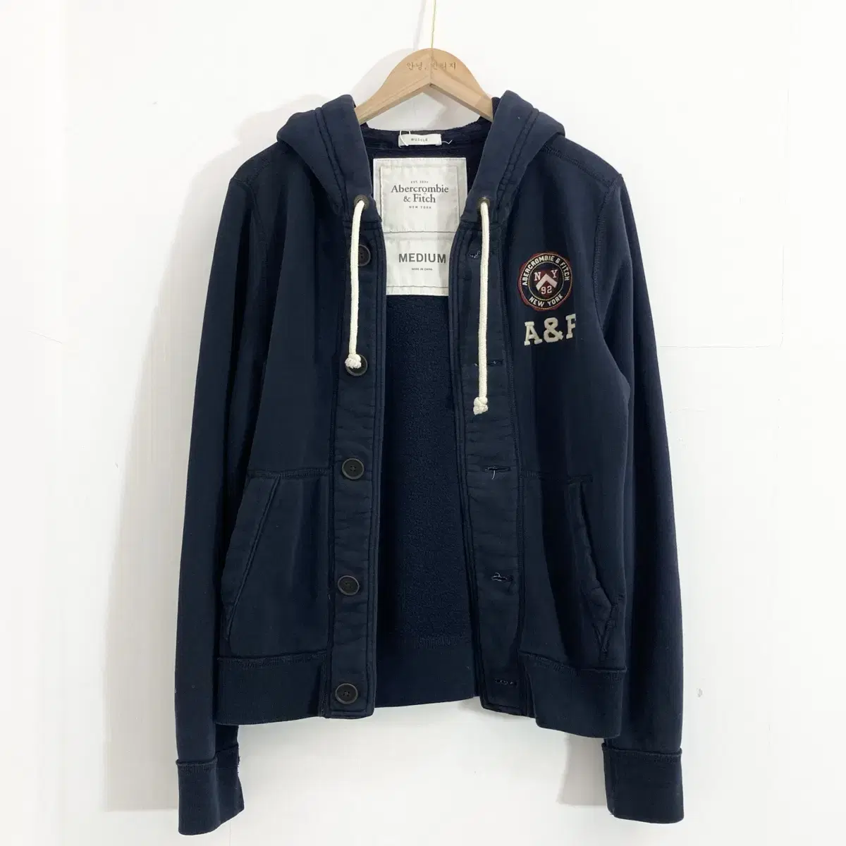 아베크롬비 머슬핏 후드집업 M(100) Abercrombie Zip up