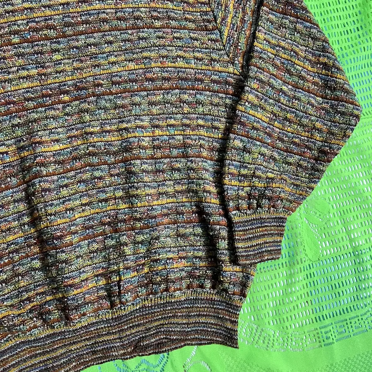 Missoni 미쏘니 멀티컬러 니트 이태리메이드