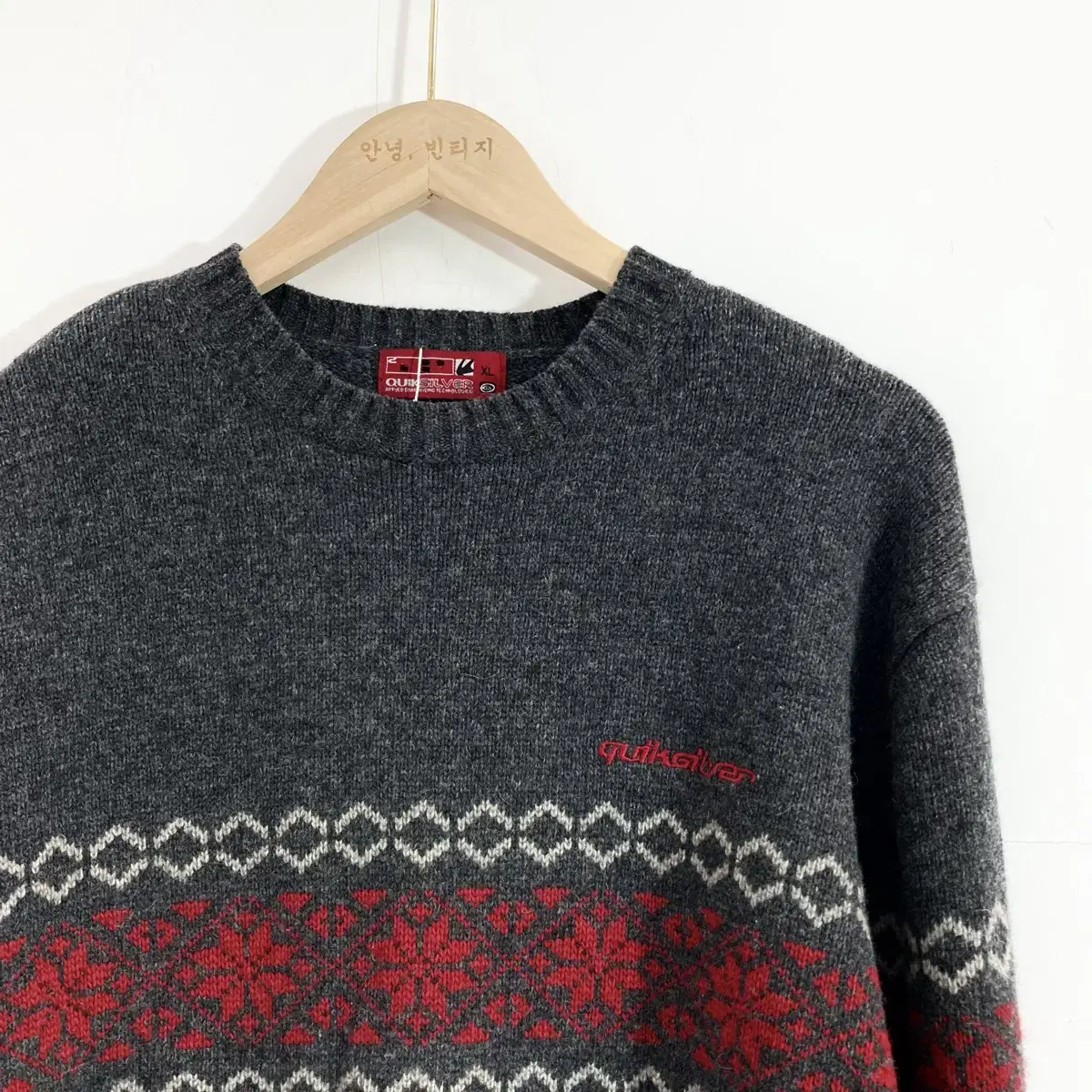 퀵실버 니트 스웨터 2XL(110) Quiksilver Knit