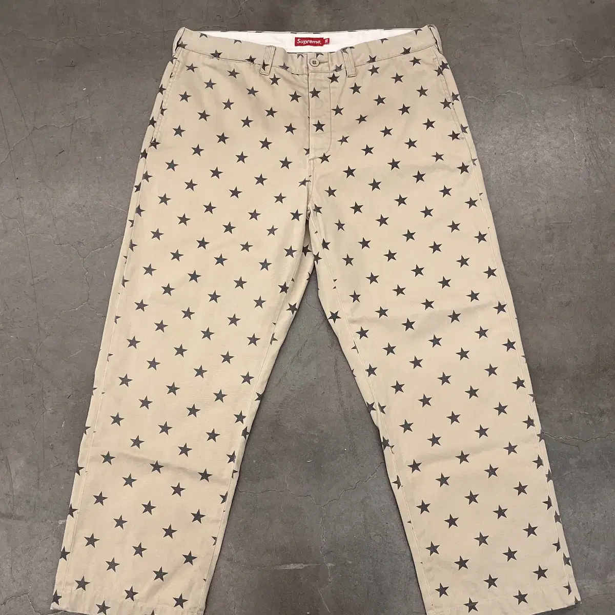 SUPREME PIN UP CHINO STARS PANTS