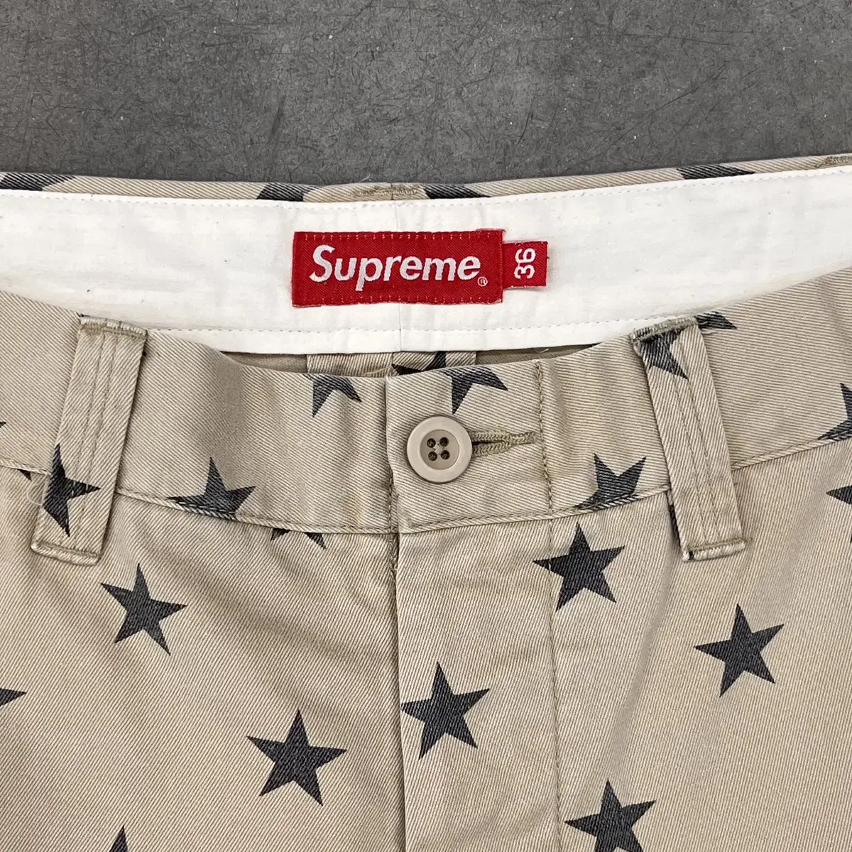 SUPREME PIN UP CHINO STARS PANTS