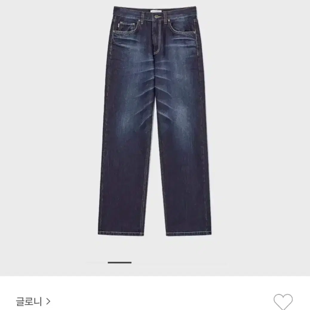 글로니 93 MID -RISE ROOSE FIT JEANS -indigo