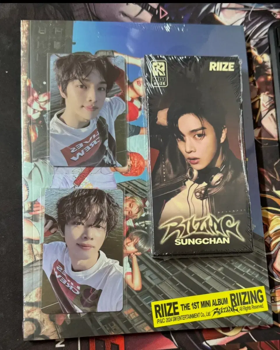 Rize sungchan photocard KMS album bulk wts ld unreleased photocard photobook Photopack Boomboom