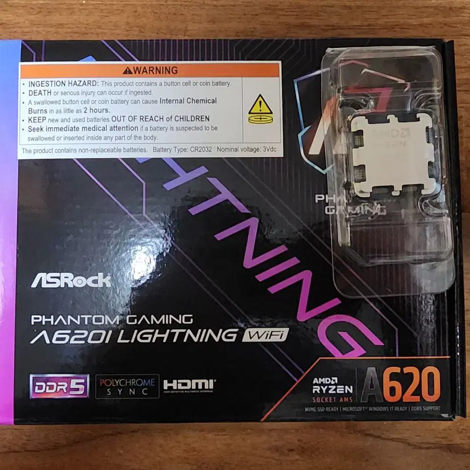 [미개봉] ITX Asrock A620I Lightning + 9600X