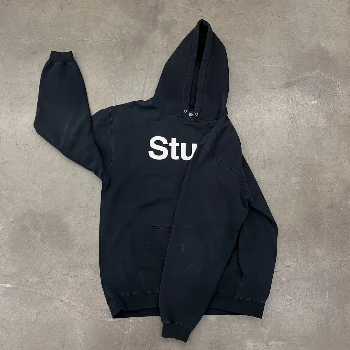 90s USA STUSSY LOGO HOODIE