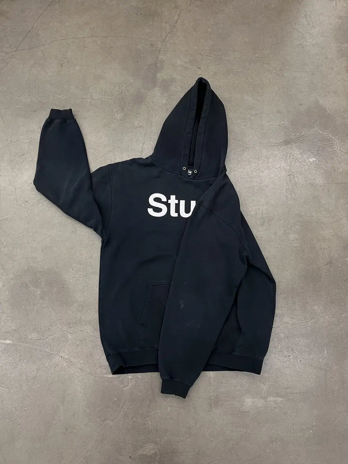 90s USA STUSSY LOGO HOODIE