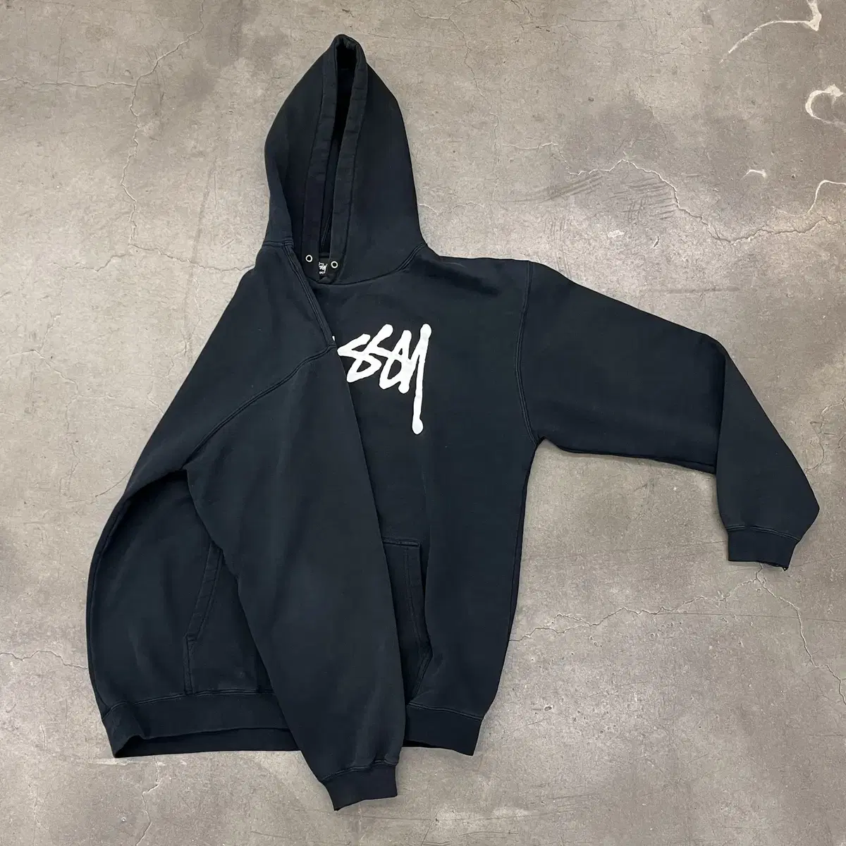 90s USA STUSSY LOGO HOODIE