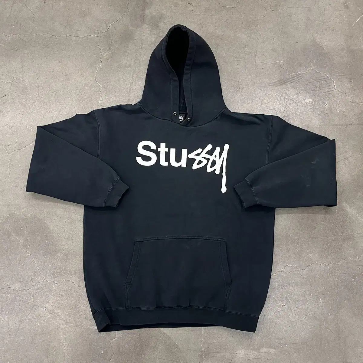 90s USA STUSSY LOGO HOODIE