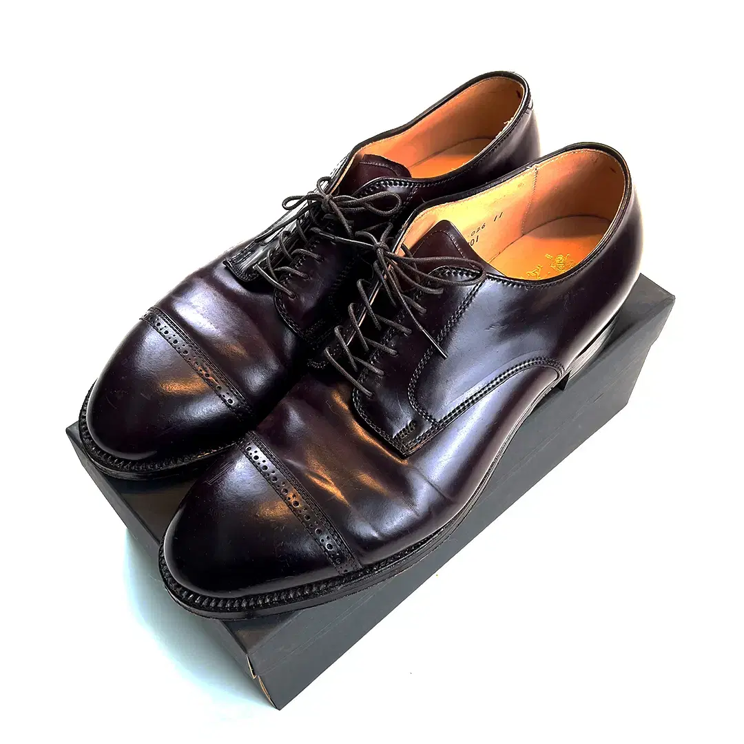 ALDEN CORDOVAN CAP TOE BURGUNDY 56201