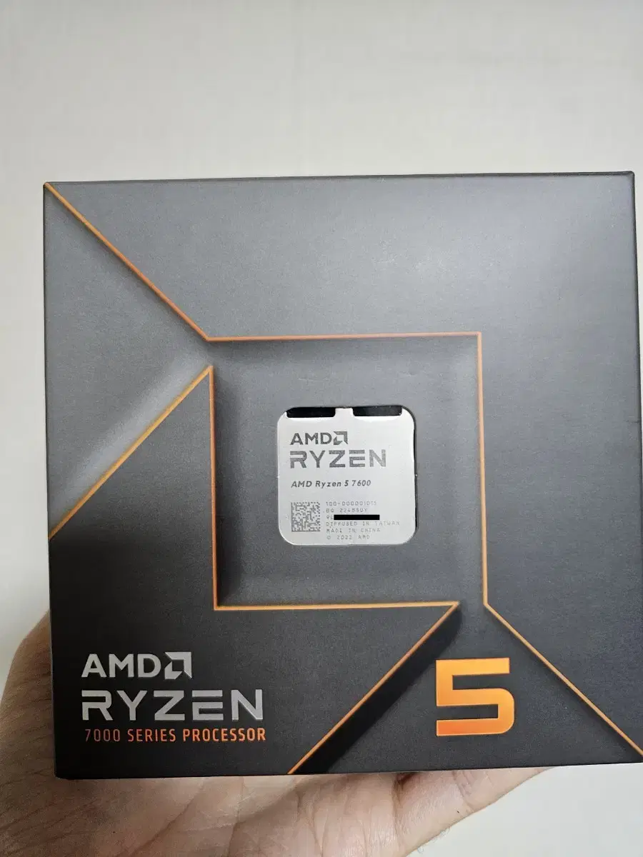 AMD 7600 라파엘 cpu (영수증 o)