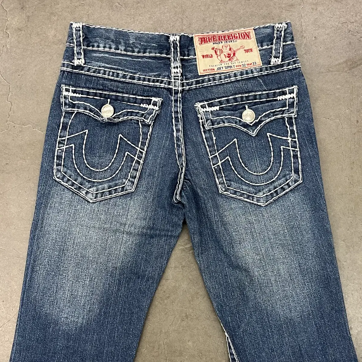 TRUE RELIGION FLARE DENIM PANTS