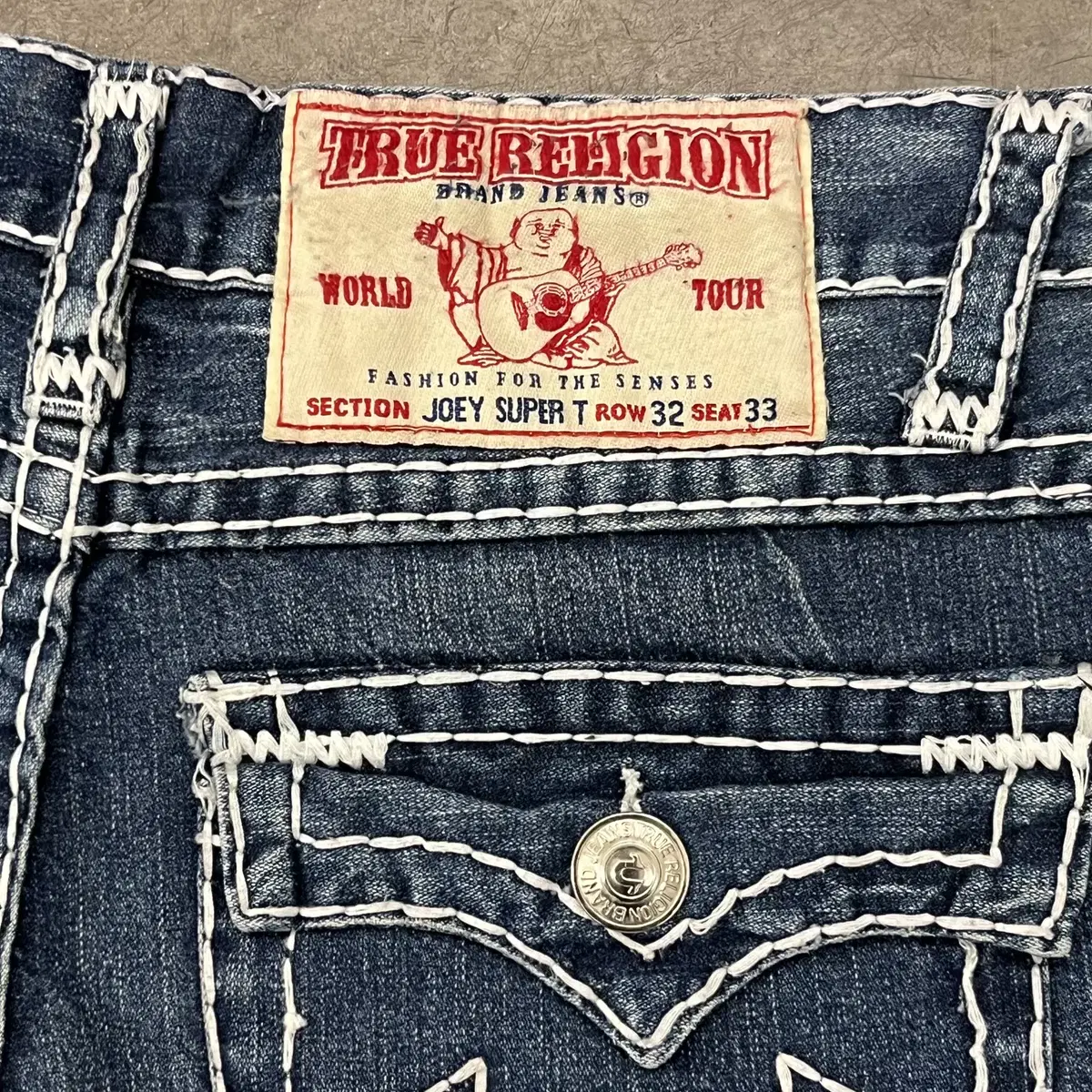 TRUE RELIGION FLARE DENIM PANTS