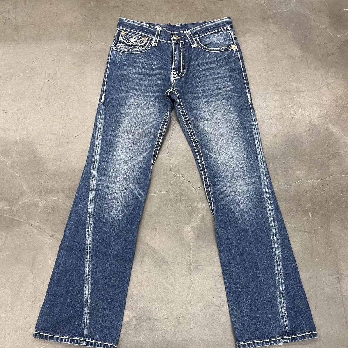 TRUE RELIGION FLARE DENIM PANTS