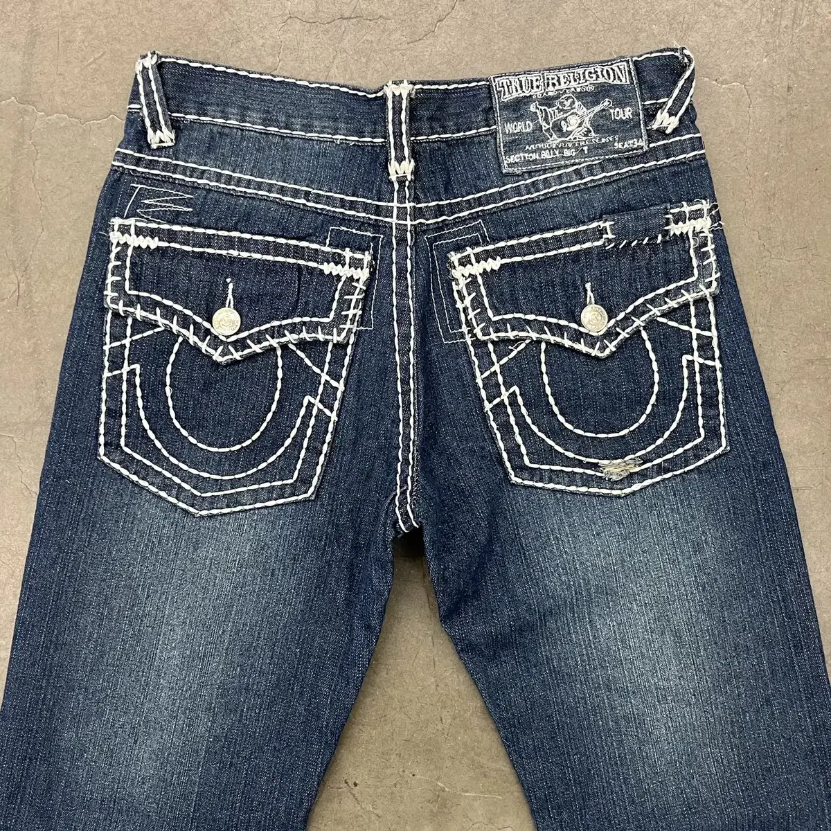 TRUE RELIGION STRAIGHT DENIM PANTS