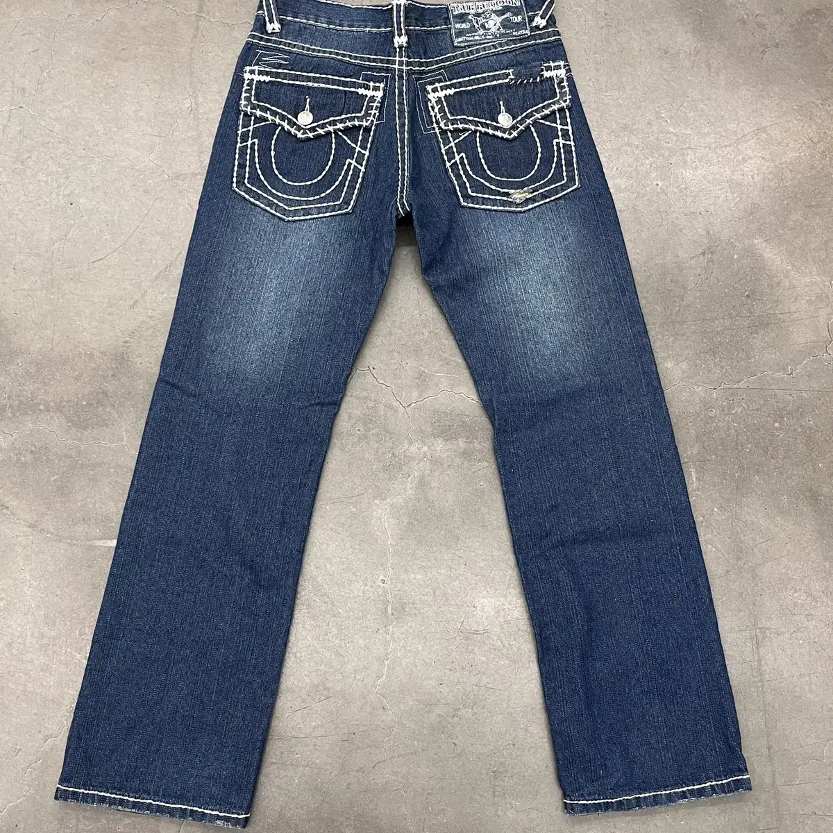 TRUE RELIGION STRAIGHT DENIM PANTS