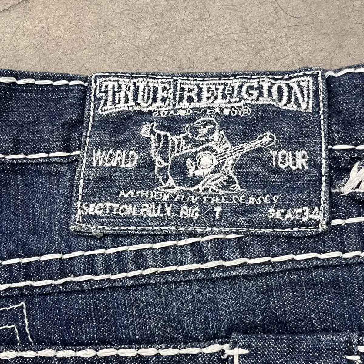 TRUE RELIGION STRAIGHT DENIM PANTS