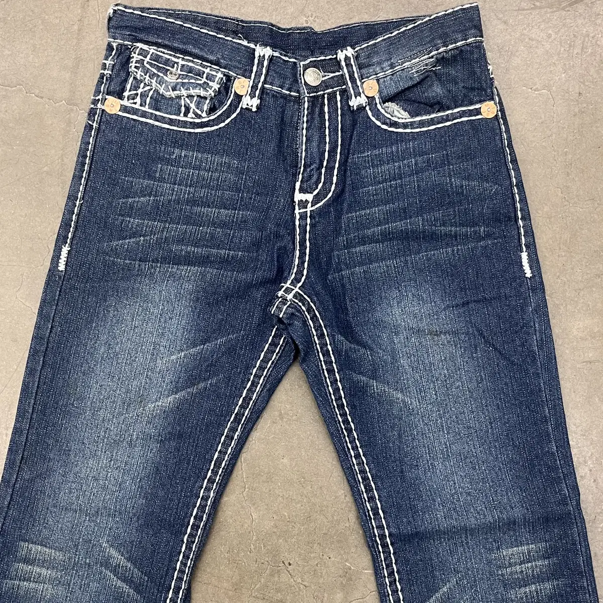 TRUE RELIGION STRAIGHT DENIM PANTS