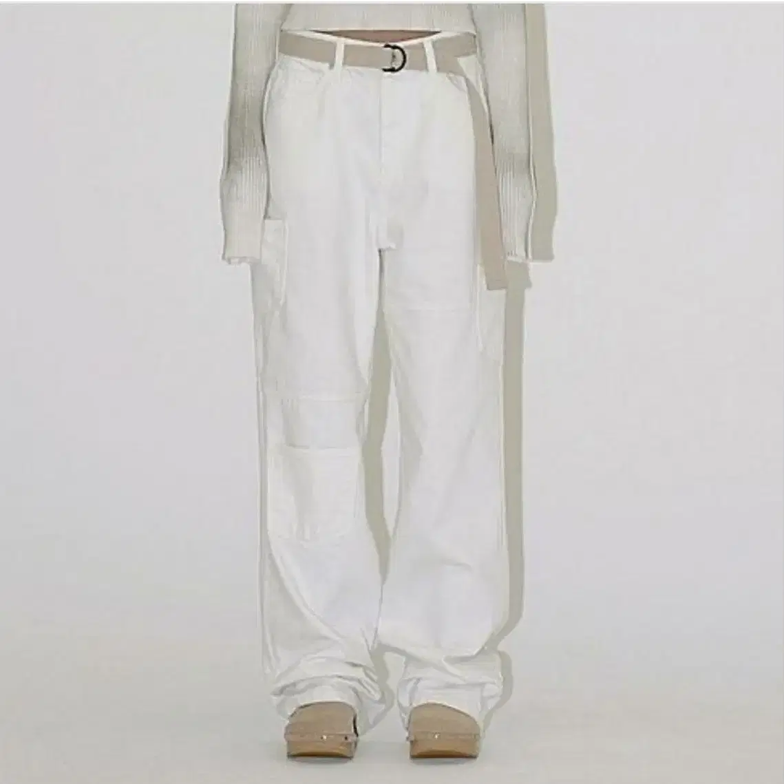 다이애그널 PATCH POCKET DENIM PANTS