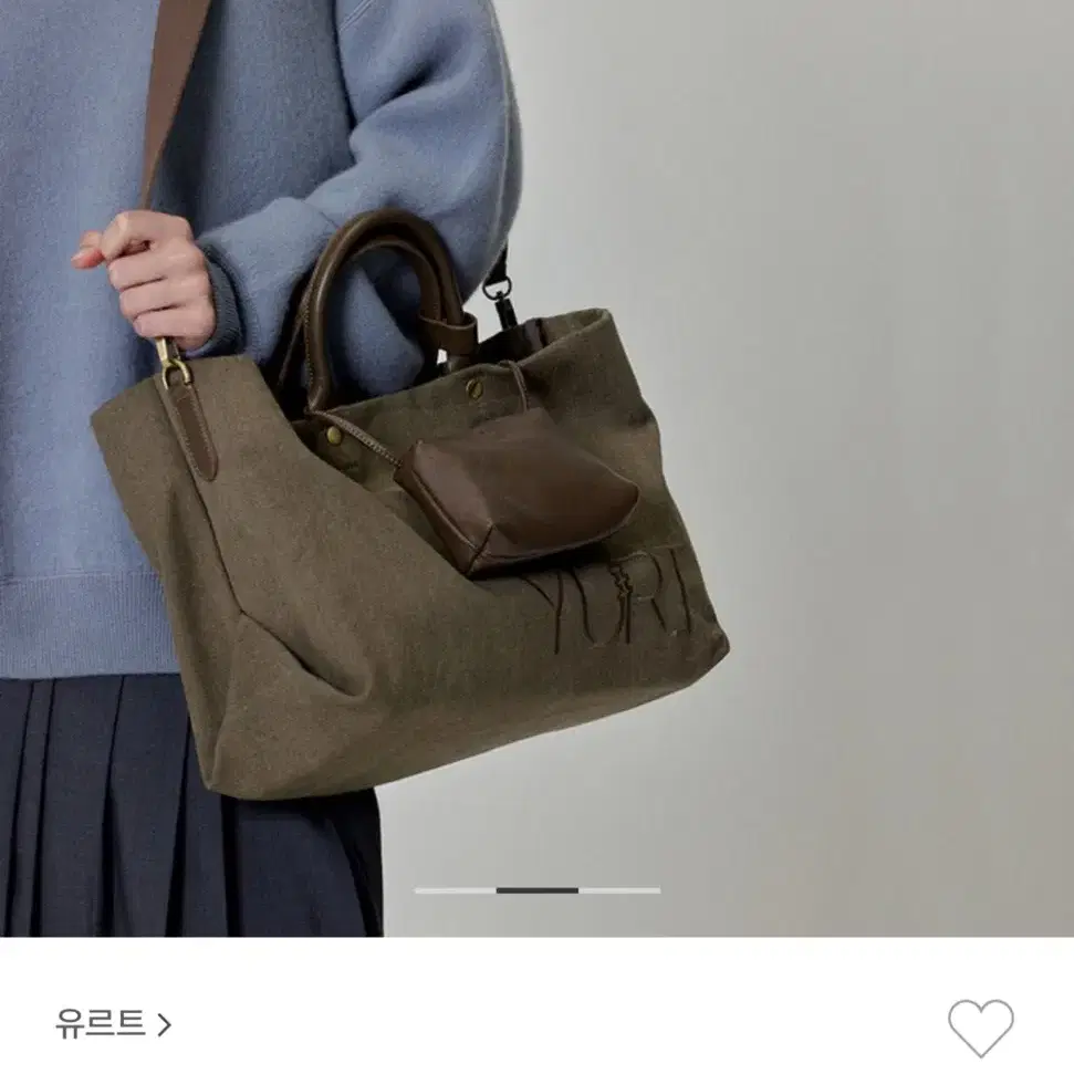 유르트 가방 yurt panier canvas bag