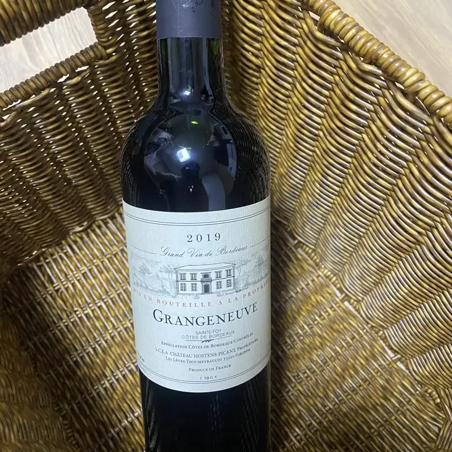 고급 와인 Grangeneuve Bordeaux 2019