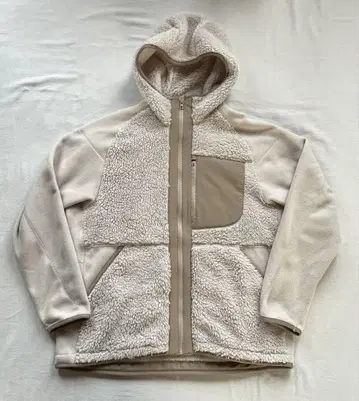 유니클로 White Mountaineering 플리스 풀 지퍼 파카