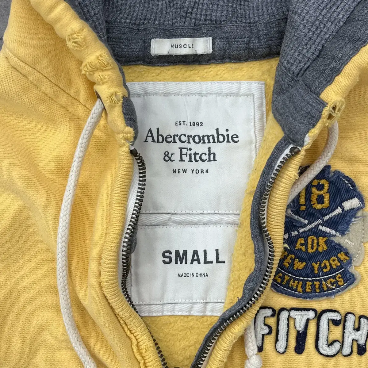 ABERCROMBIE VINTAGE HOOD ZIP UP