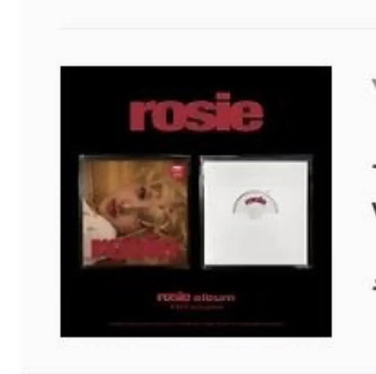 Rose album unopened album