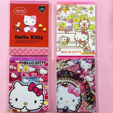 2008년산 레어 헬로키티 볼륨 노트 4권 묶음 세트 7.