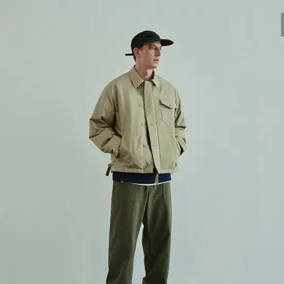 유니폼 브릿지 A2 deck jacket beige