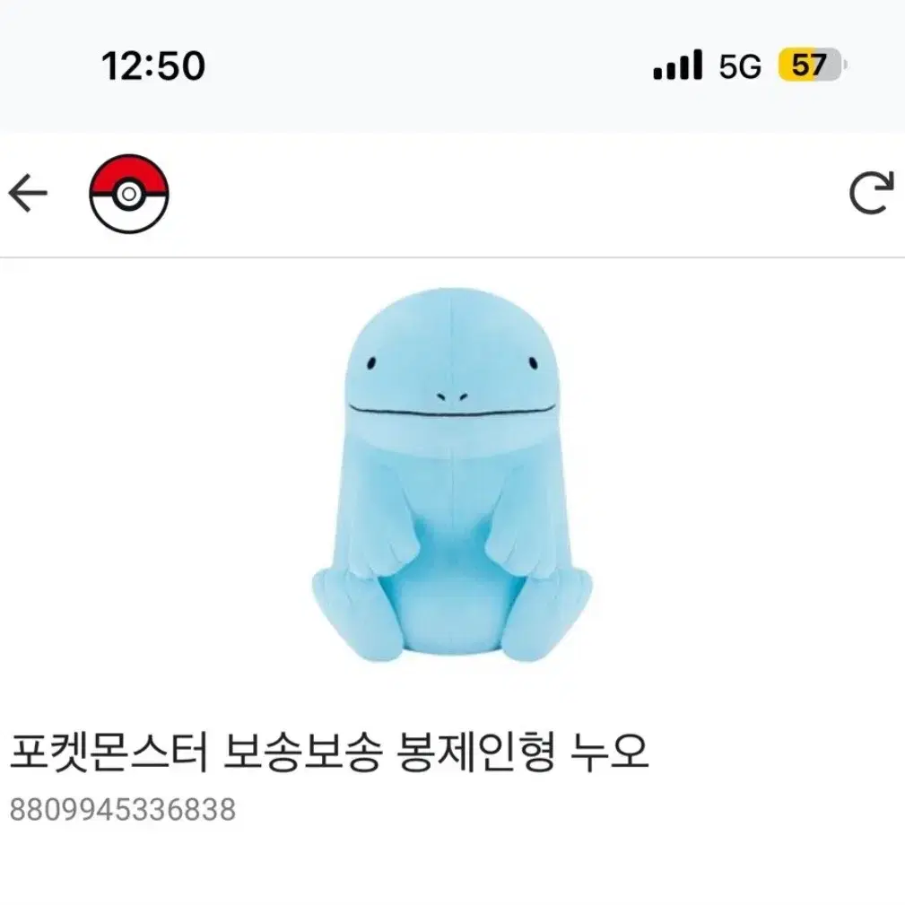 포켓몬 누오 인형