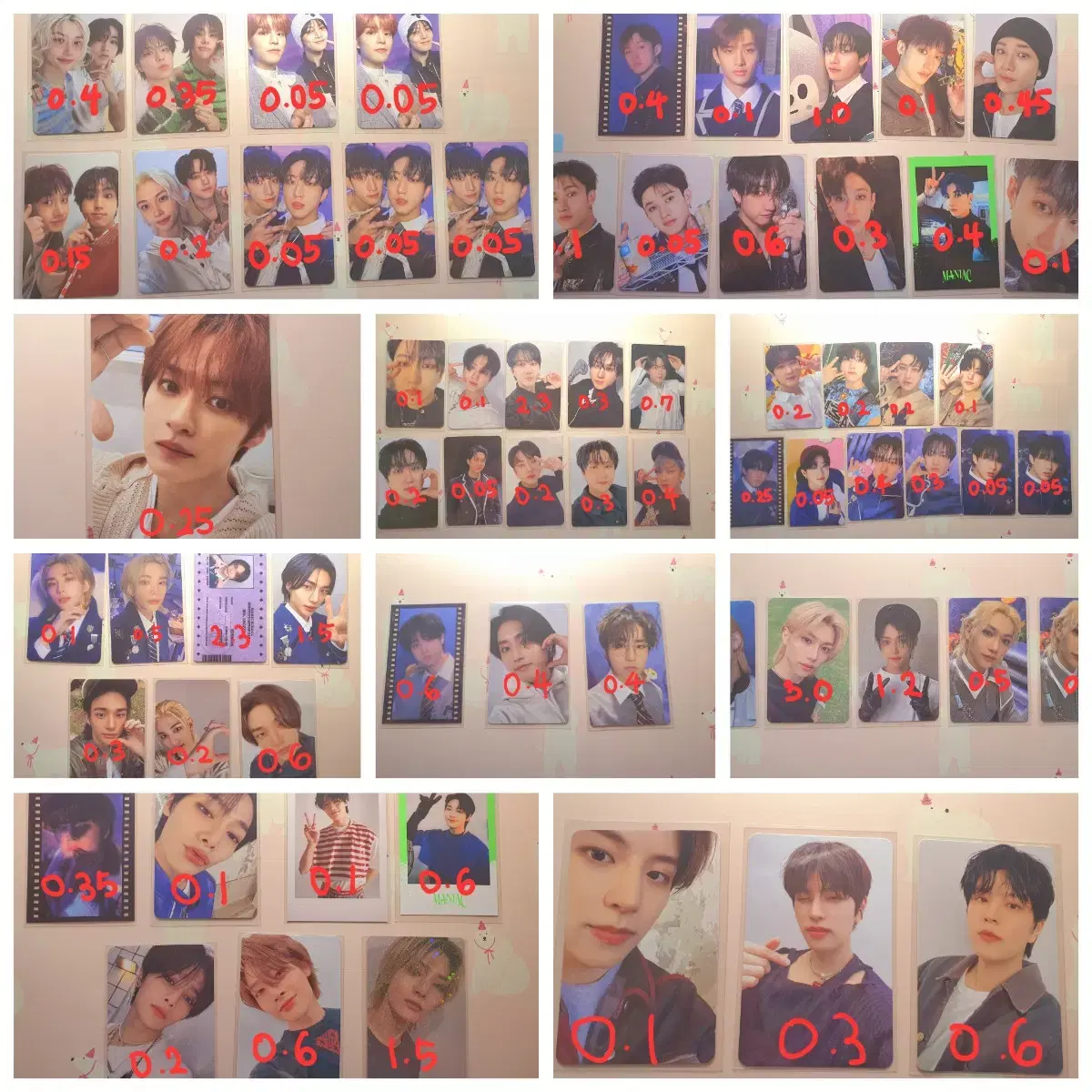 straykids photocard 스트레이키즈 포카 판매 skz