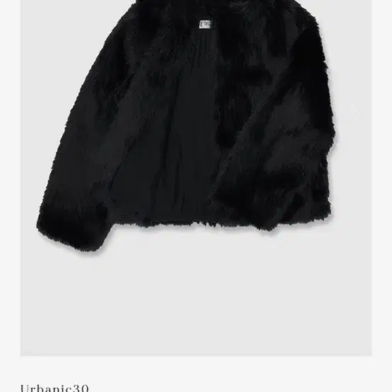 얼바닉 faux fur jacket