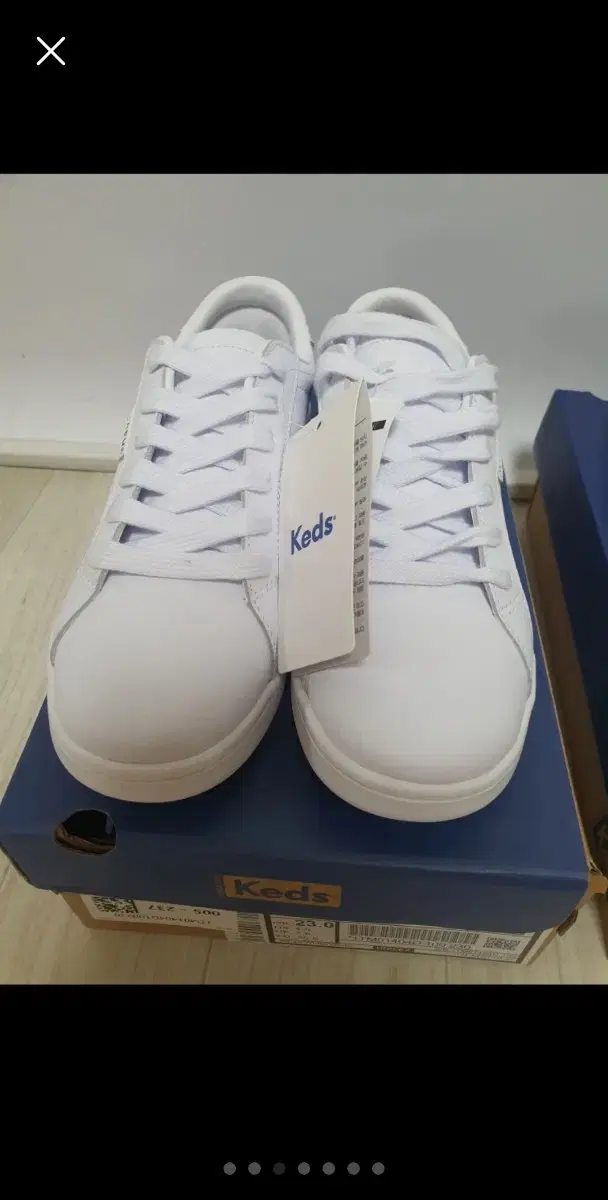 (새상품) 230 케즈 에이스 레더 화이트 Keds 운동화 스니커즈