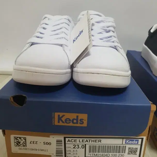 (새상품) 230 케즈 에이스 레더 화이트 Keds 운동화 스니커즈