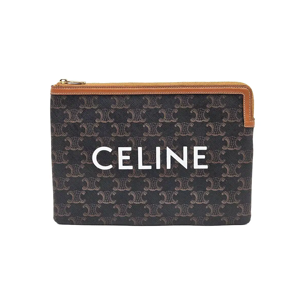 셀린느 Celine 10D672BZQ 트리오페 캔버스 스몰 파우치 클러치