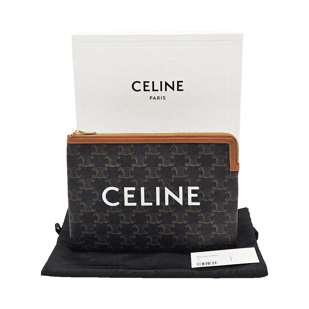 셀린느 Celine 10D672BZQ 트리오페 캔버스 스몰 파우치 클러치