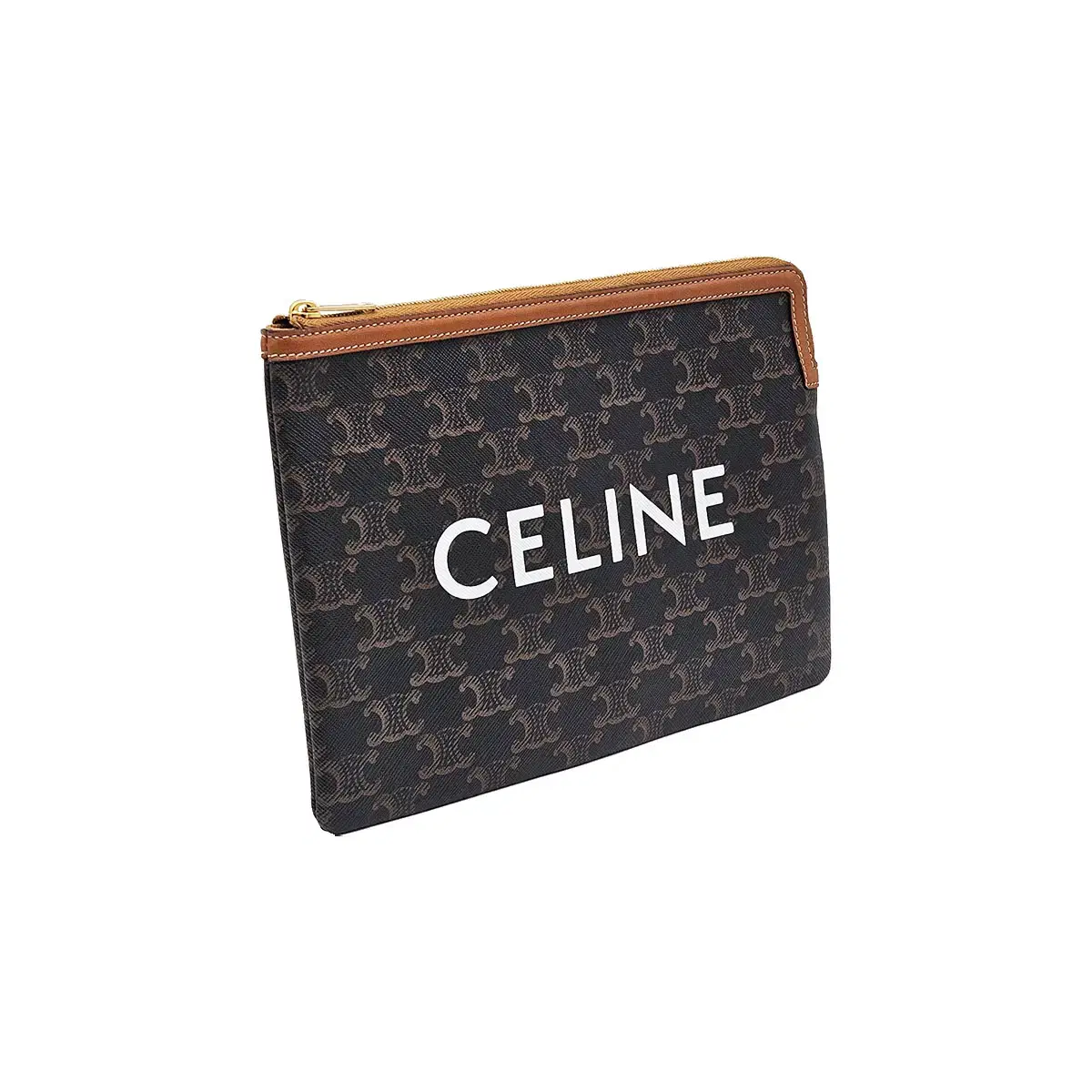 셀린느 Celine 10D672BZQ 트리오페 캔버스 스몰 파우치 클러치