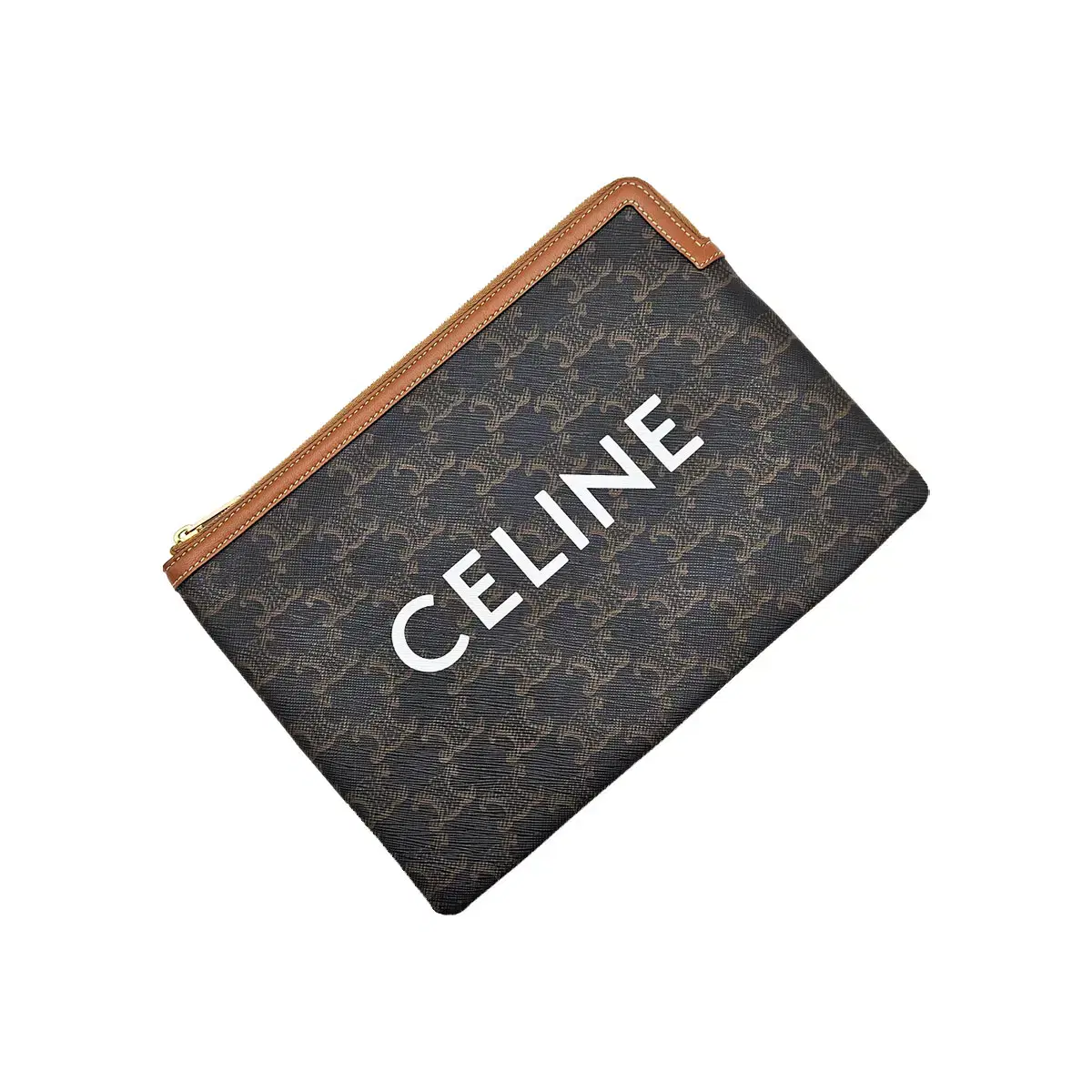 셀린느 Celine 10D672BZQ 트리오페 캔버스 스몰 파우치 클러치