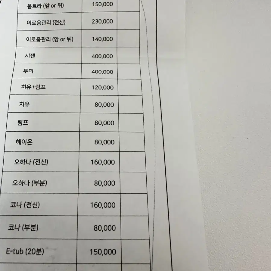 바디움 잠실점 900만->310만양도(양도수수료x현대 무이자12개월)