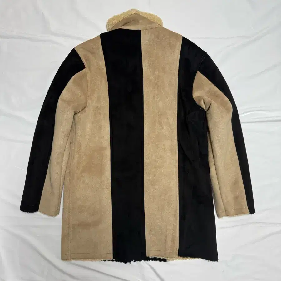 stripe two way mustang coat