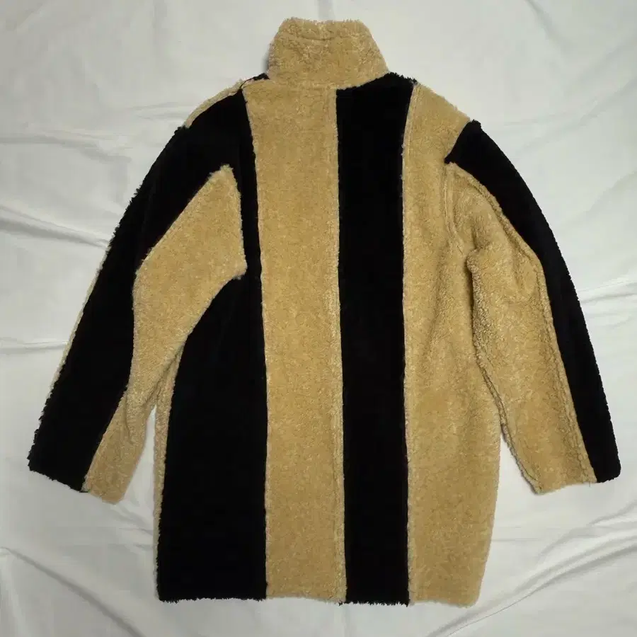 stripe two way mustang coat