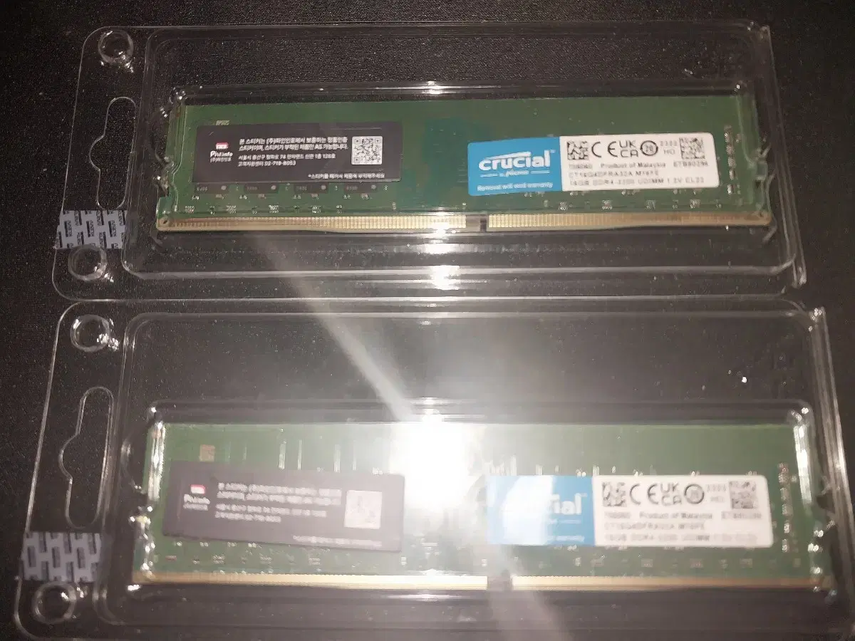 마이크론 메모리 ddr4 16g 2장