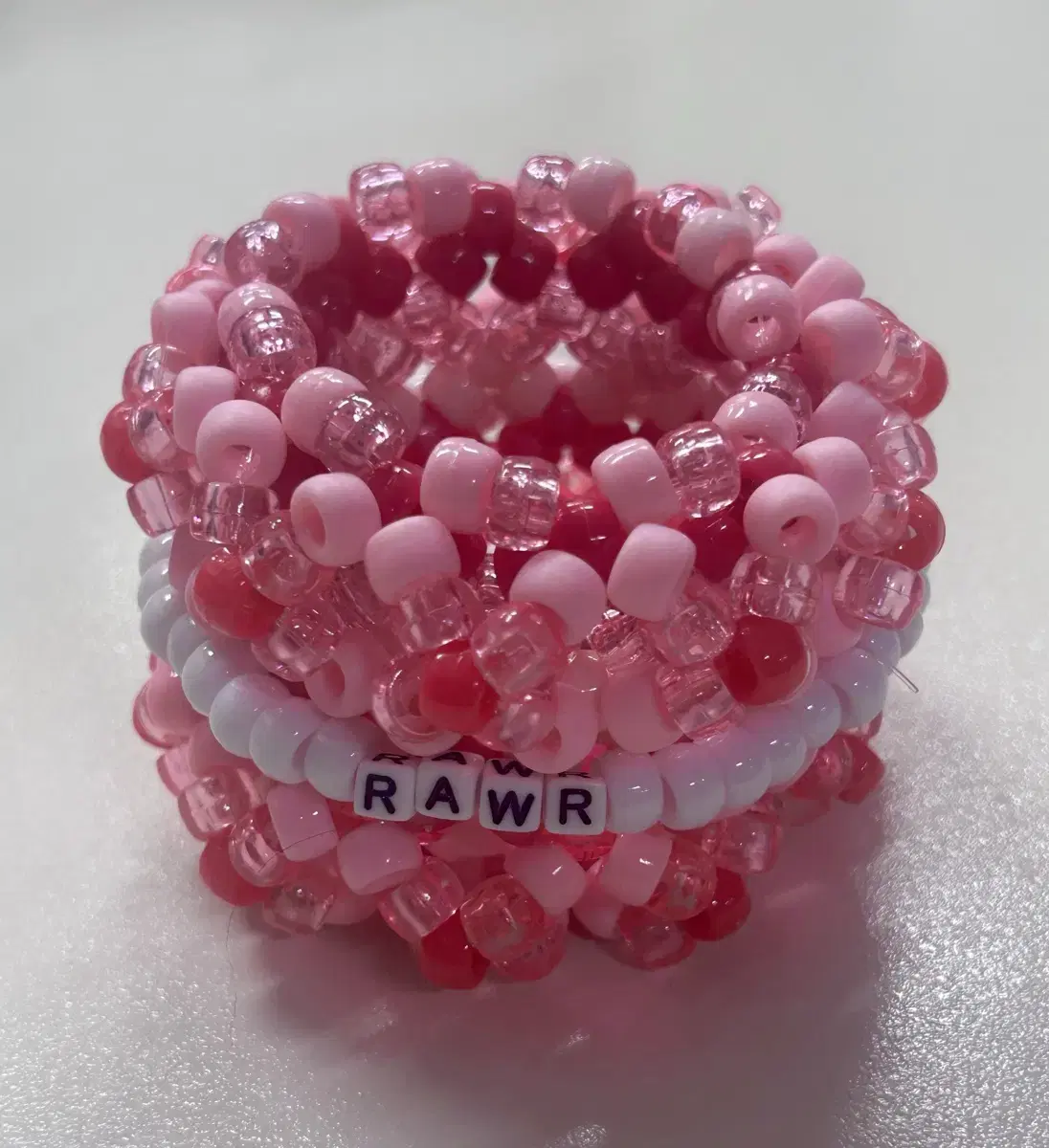 핸드메이드 Kandi 포니비즈 rawr 팔찌