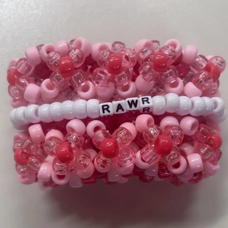 핸드메이드 Kandi 포니비즈 rawr 팔찌