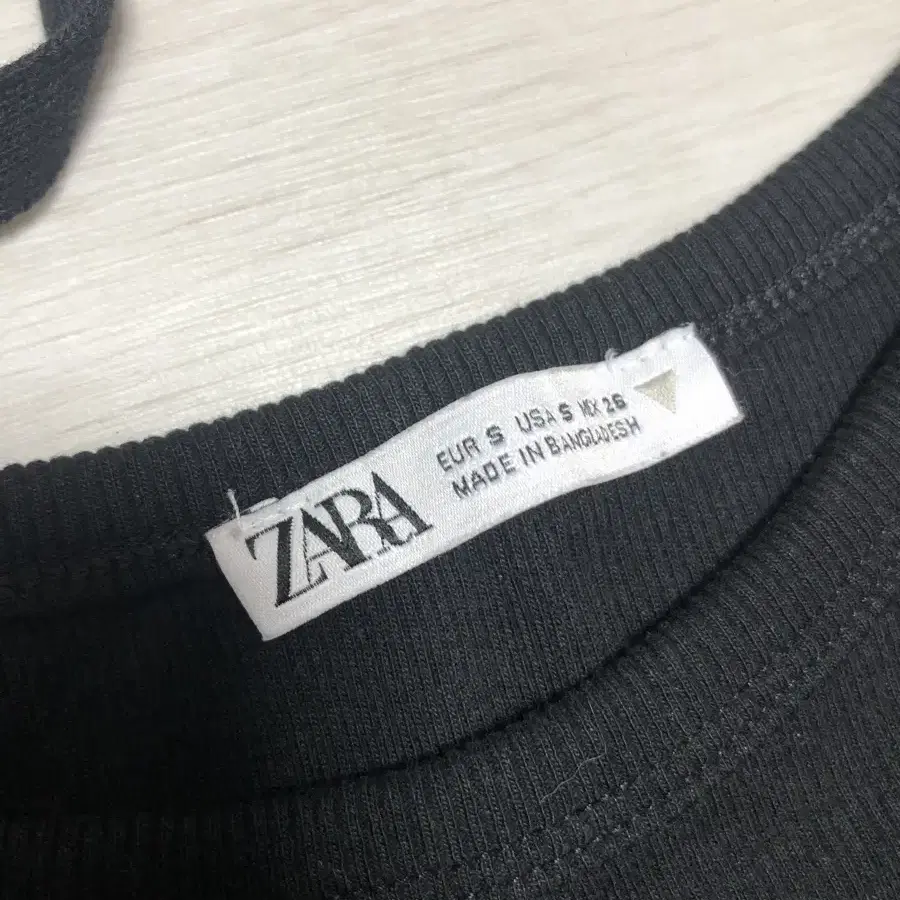 ZARA racerback crop top waist strings