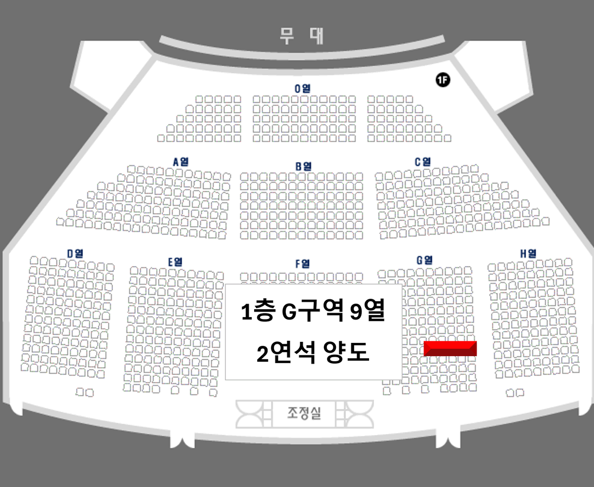 [임윤찬 대전] 파보 예르비 1층 G구역 2연석 양도