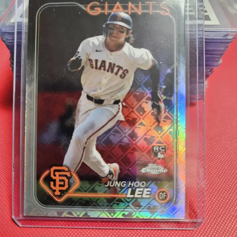 이정후 2024 Topps Chrome 로고프렉터 루키 카드