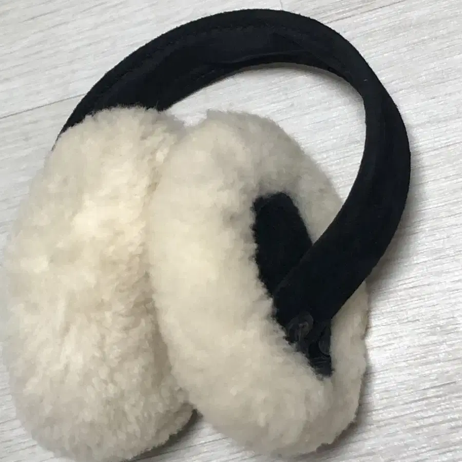 Winter real lamb wool earmuffs